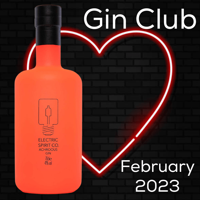 Gin for February 2023 - Electric Spirit Company Achroous Gin