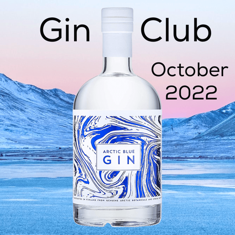 Gin for October  - Arctic Blue Gin