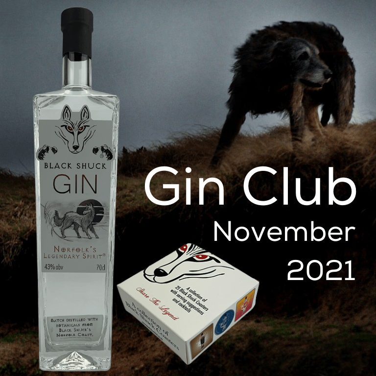 Gin for November  - Black Shuck Gin