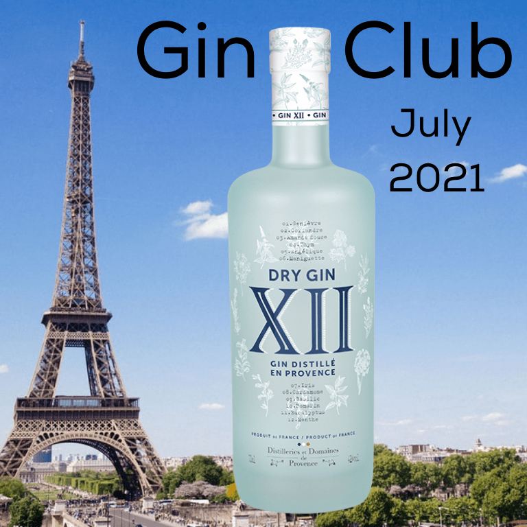 Gin for July  - Dry Gin XII Gin Distille en Provence