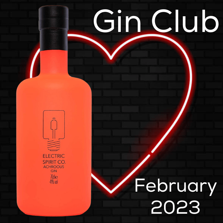 Gin for February  - Electric Spirit Company Achroous Gin