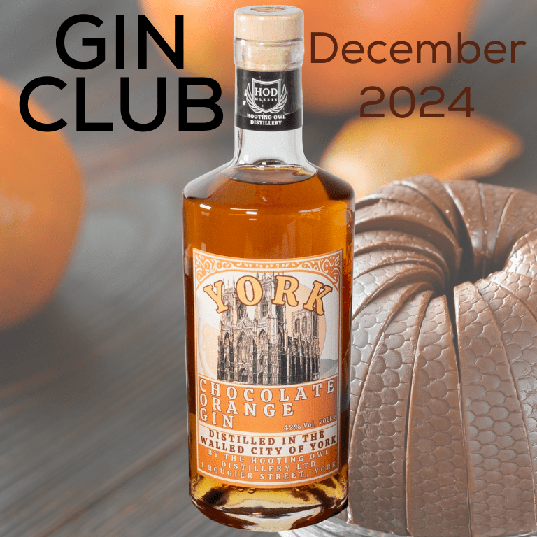 Gin for December - Hooting Owl Distillery York Chocolate Orange