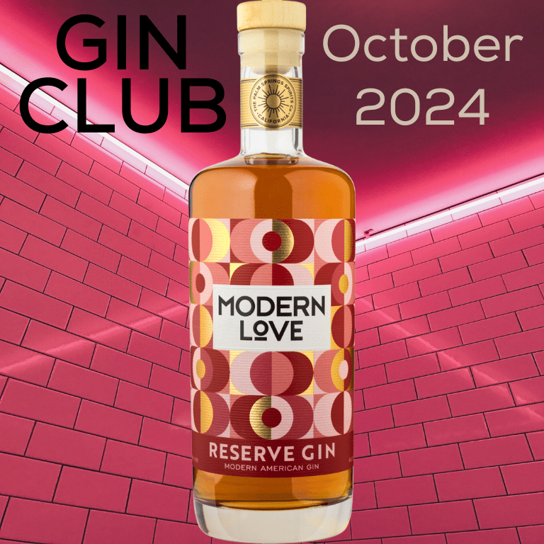 Gin for October  - The Palm Springs Spirits Co. Modern Love Reserve Gin